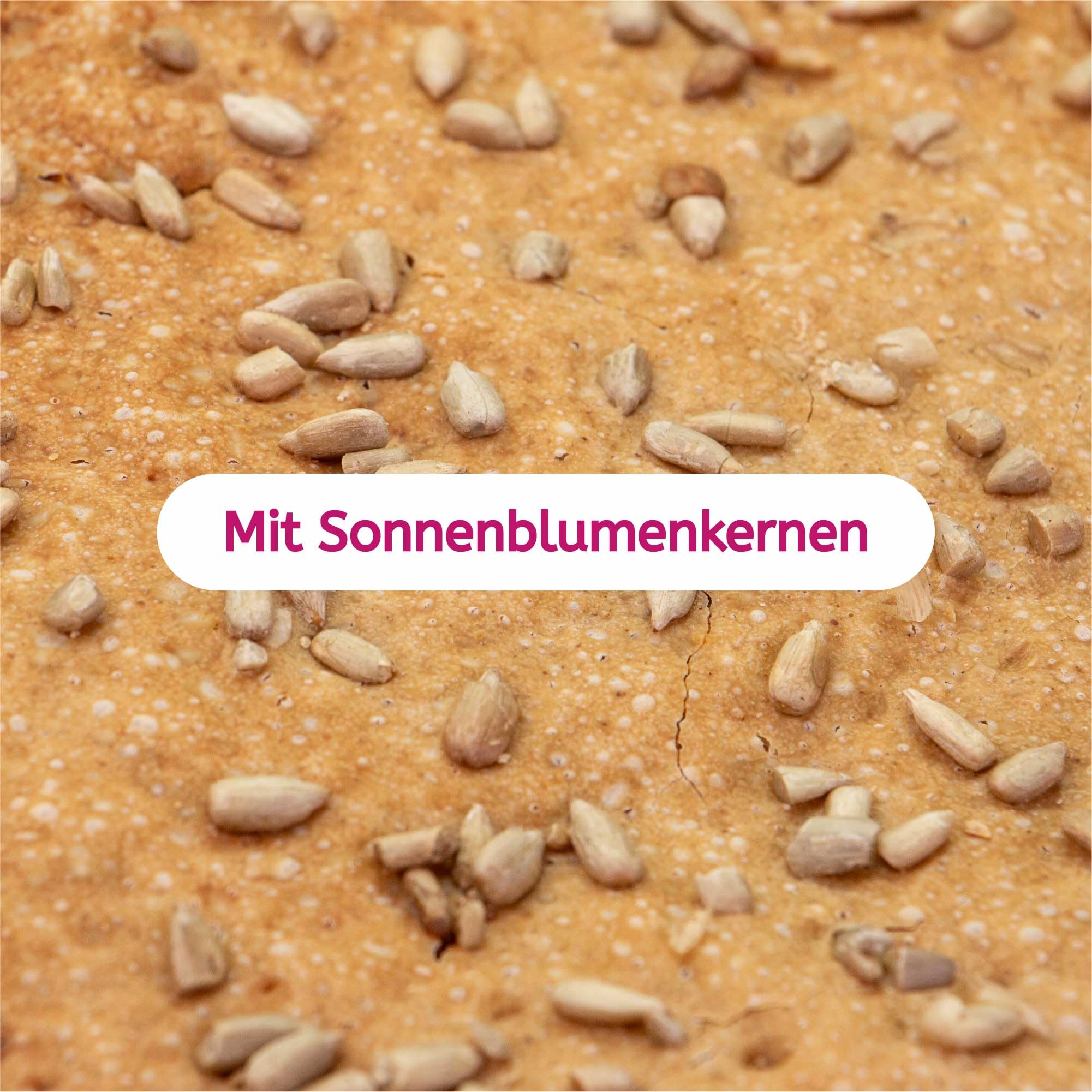 GUSTOS - Südtiroler Schüttelbrot aus Roggenmehl mit Sonnenkerne. 8 Packungen zu jeweils 150g - Knusprig und leicht verdaulich