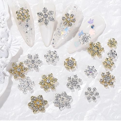 30pcs 3D Metal Bow Nail Charms for Acrylic Nails Alloy Nail Bows Gold Silver Gray Bow Knot Nail Art Charms Cute Bow Charms…