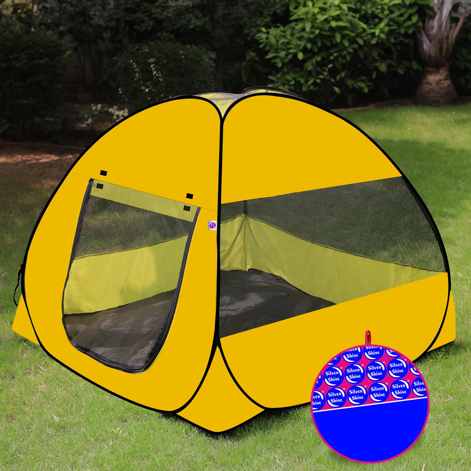Foldable Play Tent House Big Size for Girl Boys with Planet -15