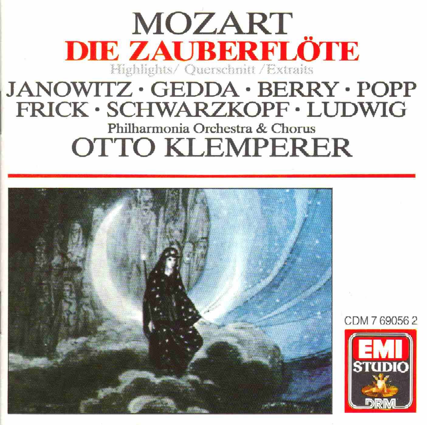 DIE ZAUBERFLOTE - Highlights [Audio CD]