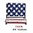 SPORT BEATS Stadium Seats with Back Support Bleacher Chairs with Back and Cushion Thick Padded Bleacher Seats Includes Shoulder Strap Retro Flag 1pc