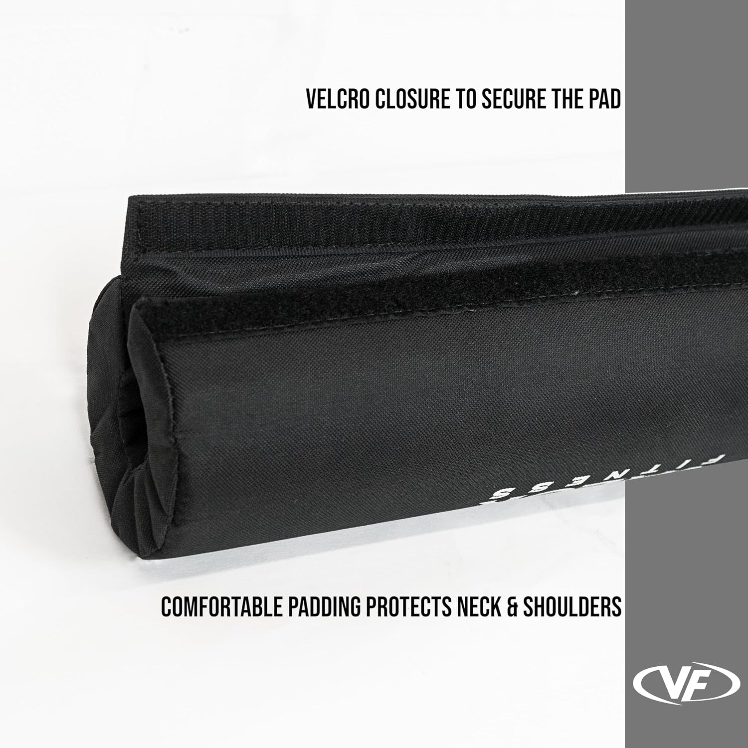 Valor Fitness Foam Barbell Pad Supports Shoulder, Hip, Waist, and Neck - Protection While Weightlifting, Glute, Cross Training & Home Gym Workouts - 18 Inches Long