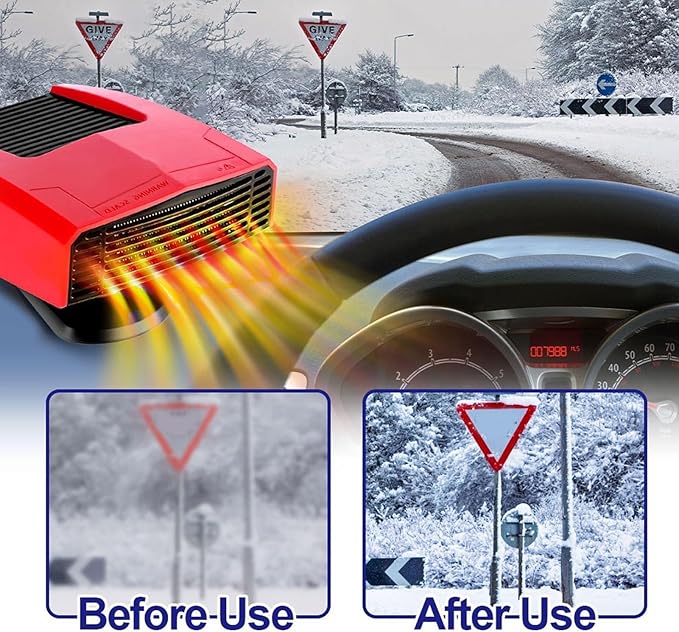 Calefactor Eléctrico Portátil con Termostato y Ventilador USB miniatura 4