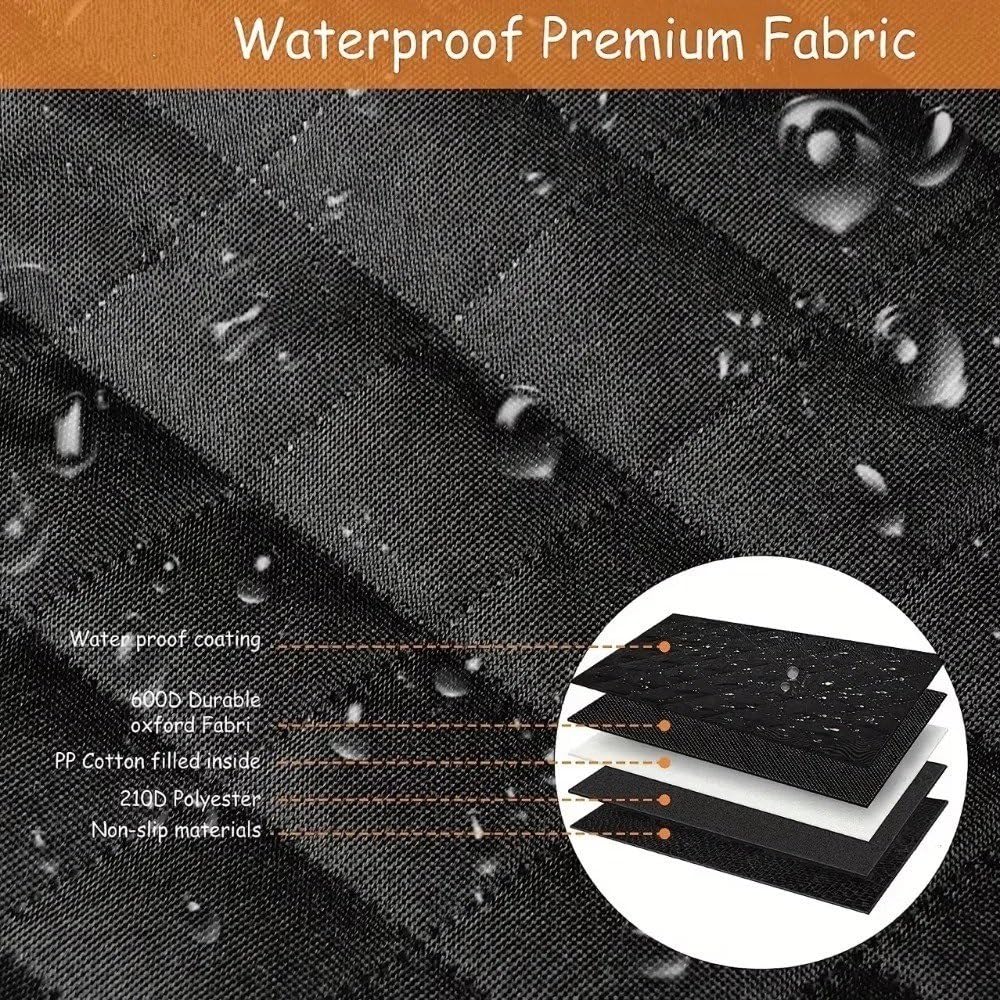 Alfombrilla Maletero Forro Carga para Maletero Mascotas Tela Oxford Gruesa Alfombra Impermeable Antideslizante Resistente Al Desgaste Y Cojín.