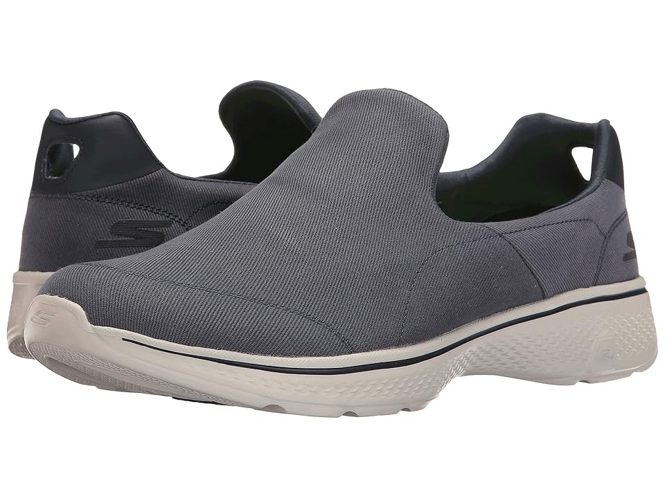 

SKECHERS Performance Go Walk 4 (Navy/Gray) Men's Shoes