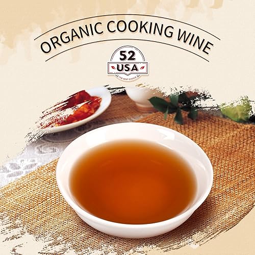 Miniatura 3 de 52USA Vino orgánico de cocina de arroz Shaoxing 16.2oz (16.2 fl oz), vino chino de cocina asiática, vino de arroz Shao Hsing, vino de arroz