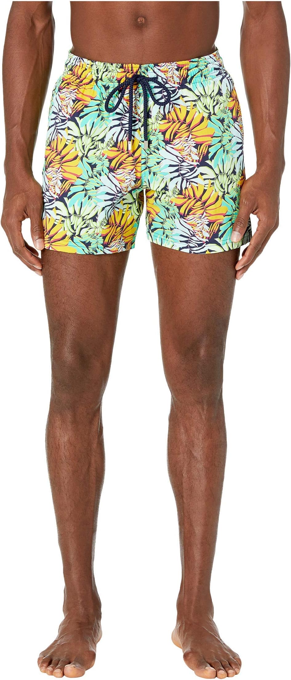 VilebrequinJungle Superflex Moorise Swim Trunks Midnight Blue
