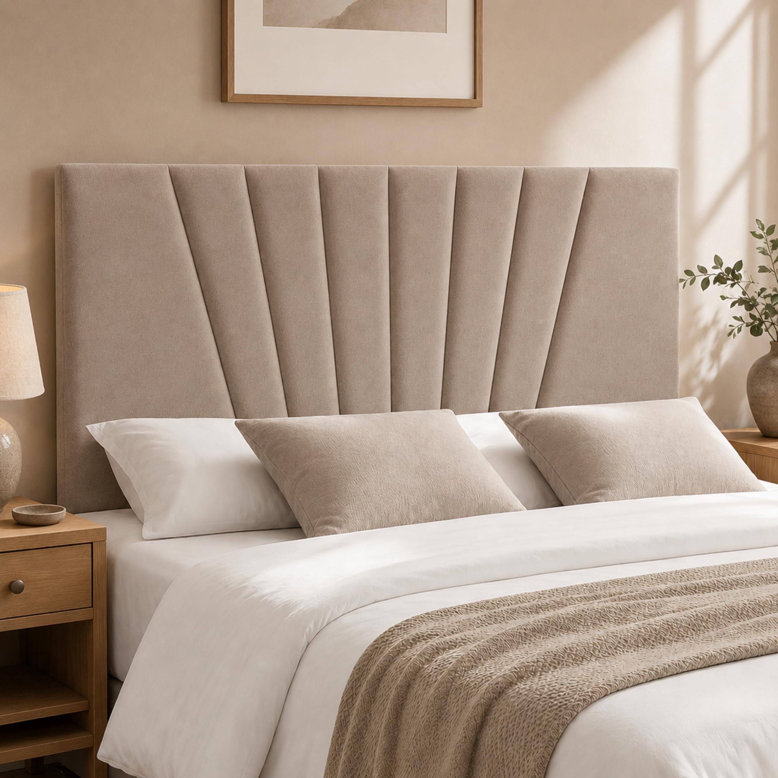 Headboards for Beds - 24” Divan Bed Headboard - Sunrise Plush Headboard