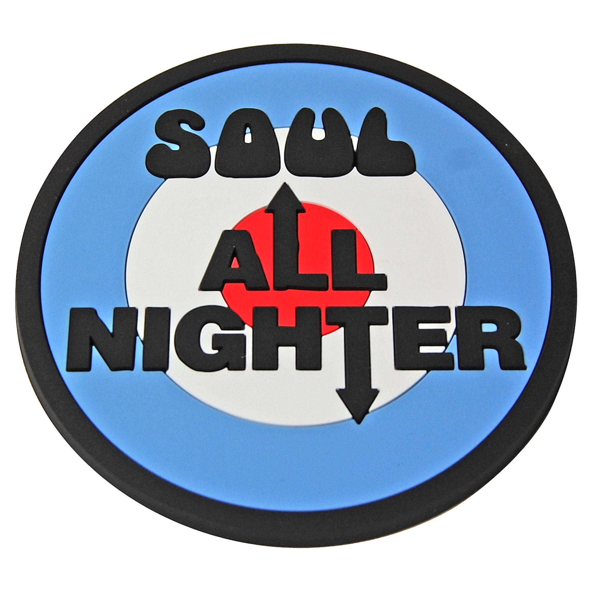Pop Art Products Multicolor Northern Soul Coaster - Soul All Nighter Northern Soul Drinks Coaster