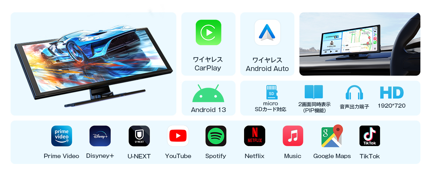 Amazon.co.jp: オットキャスト 2025 新型 Ottocast ScreenFlow
