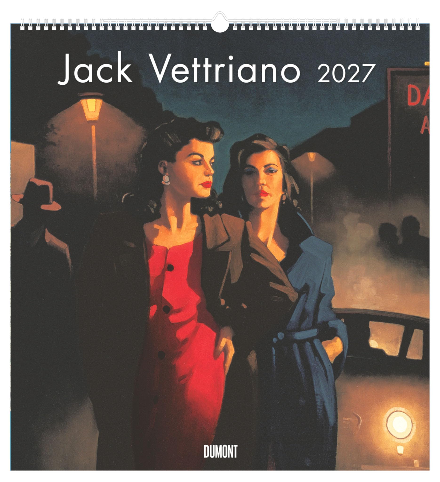 Jack Vettriano 2027 Kunstkalender 45x48 cm 12 Kunstdrucke Kalendarium