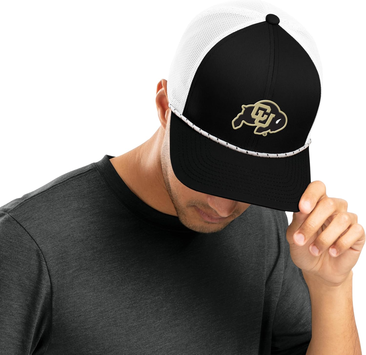 Pacific Headwear Trucker Snapback Braid Cap - Image 5