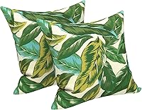 Vista 152 de LVTXIII - Juego de fundas para cojines de sofá, patio o sillón de exteriores, cuadradas y decorativas, 2 unidades de 16" x 16", sin relleno