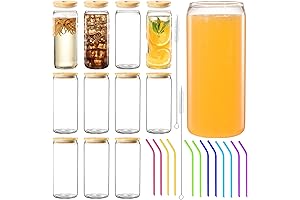 Reinforced 20 oz Glass Cups: A Refreshing Companion for All Occasions