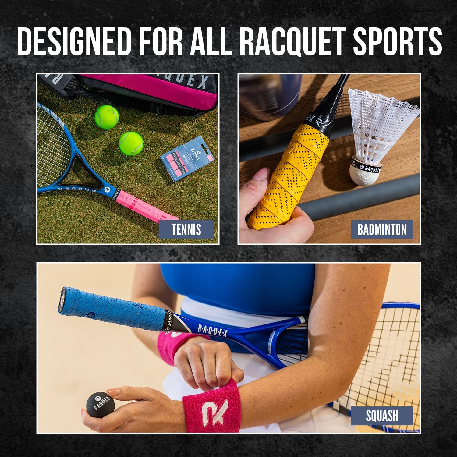 Camo Color Raquette Rouleau De Suregrip De Tennis, Absorber Les Gommages Anti-dérapants Et à L'humidité Pour La Courge, Le Tennis, Le Badminton, Les