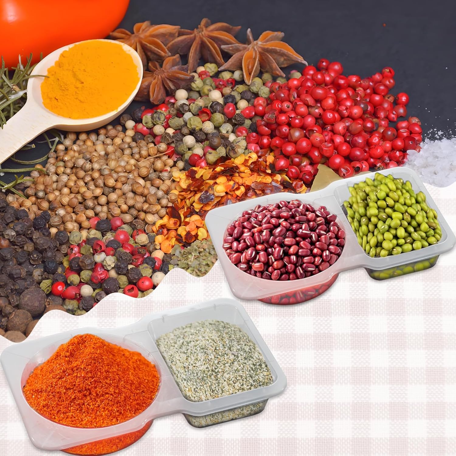 14 Set Reusable Snack Containers with Lids, BPA-Free Leakproof Portion Control Containers for Adults & Kids, Divided Mini Food Storage for Lunch, Salad Dressing, Condiments - Image 9