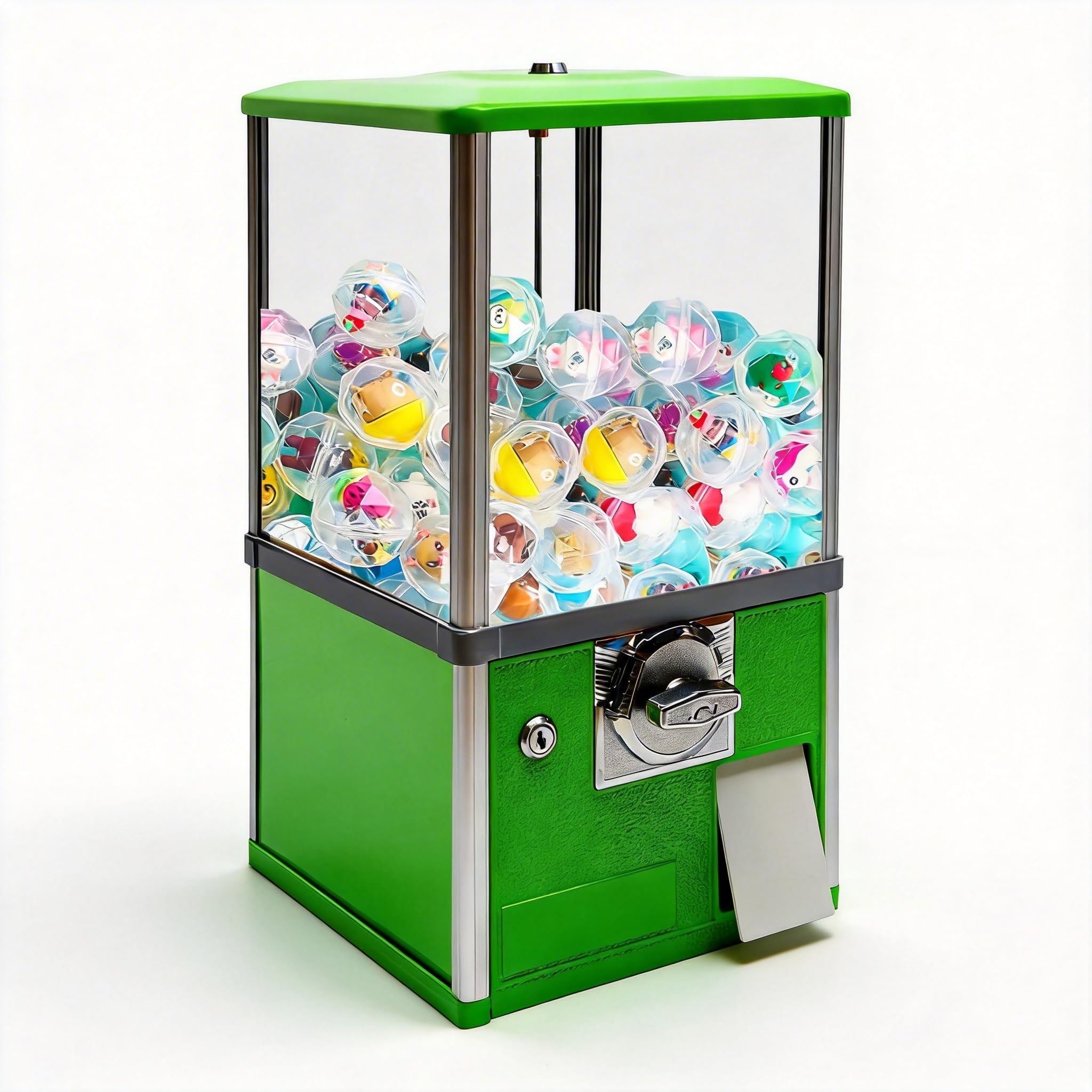 Capsule Vending Machine, Mini Coin Operated Gumball & Gachapon Machine, Candy & Toy Dispenser for Kids #2