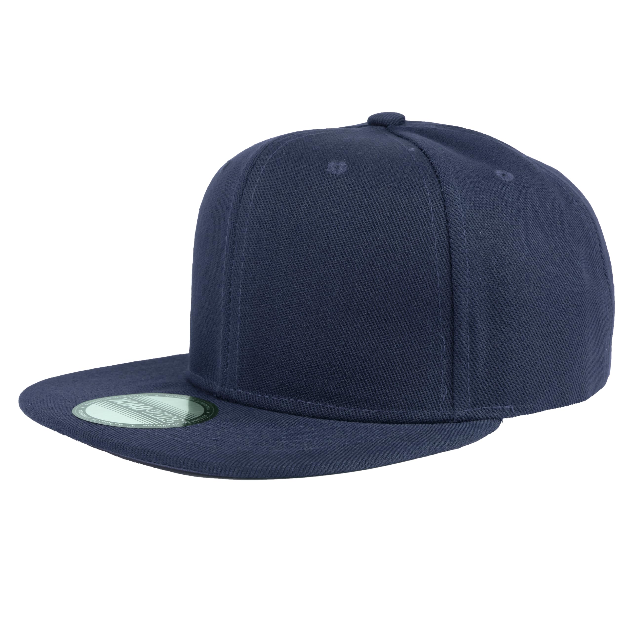 Gelante Snapback Hats for Men - Flat Bill Brim Baseball Cap Hat - Plain Blank Adjustable