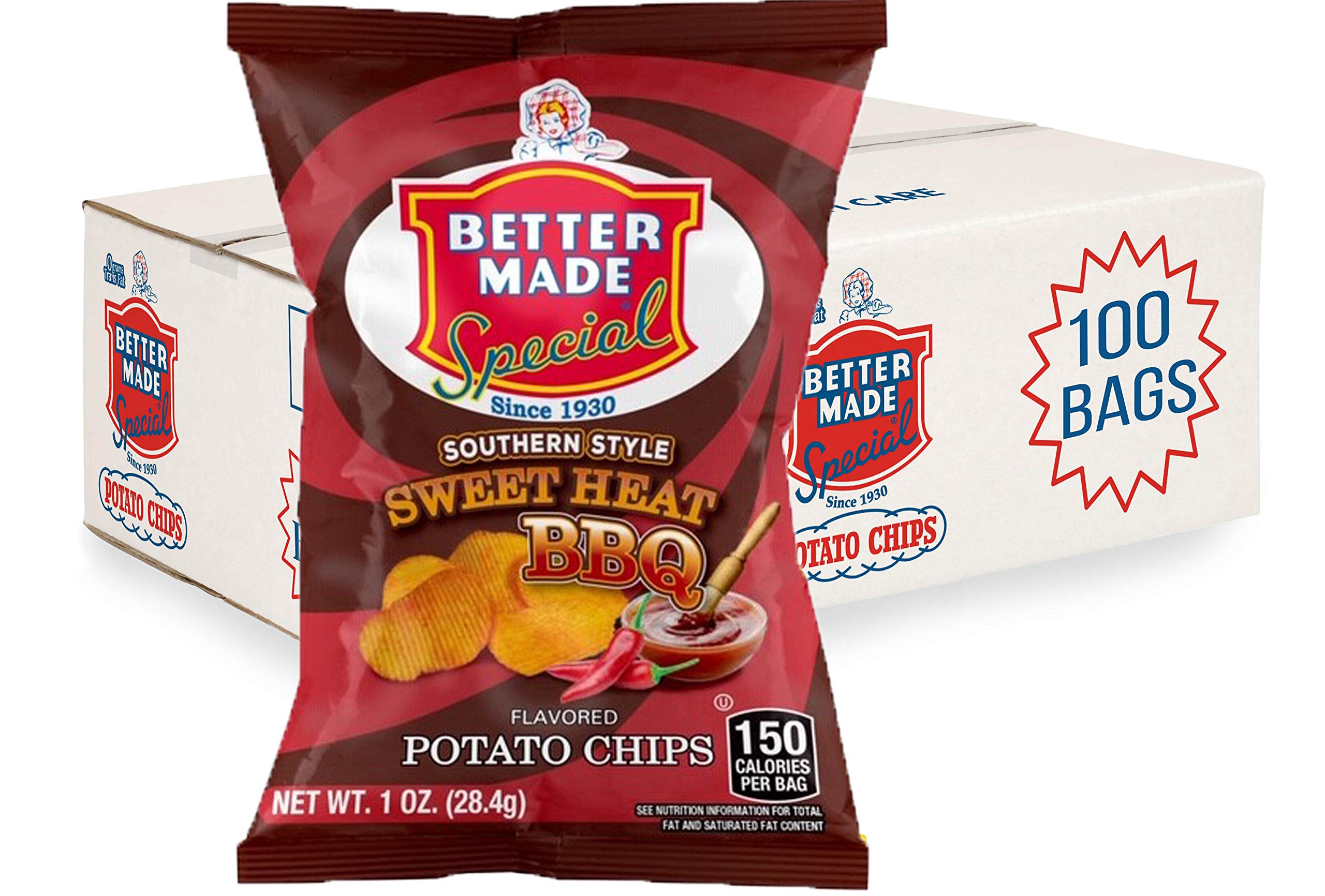 Buy Better Made Special Sweet Heat BBQ Flavor Potato Chips 1oz 100