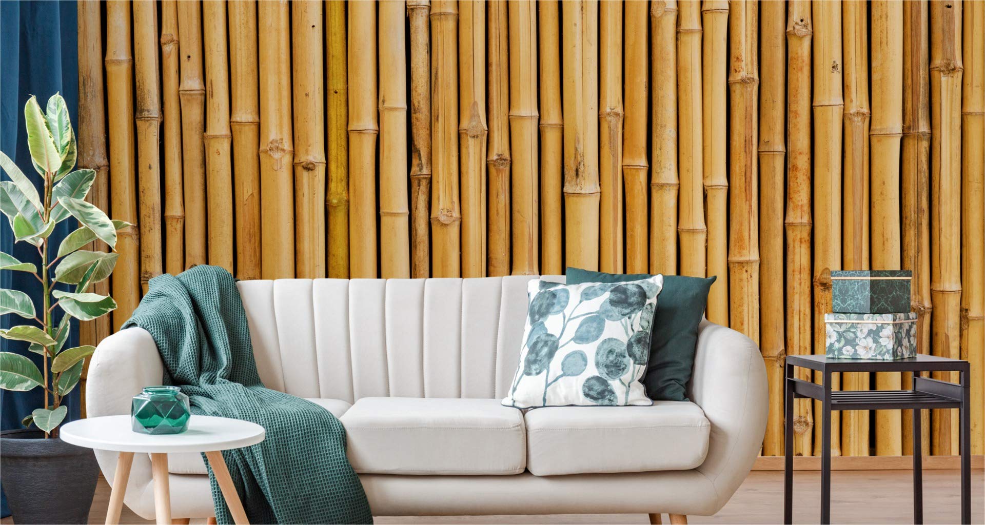 Papel Pintado Hojas De Plantas Tropicales Papel De Pared Papeles 3D Decoración Para El Hogar Papel