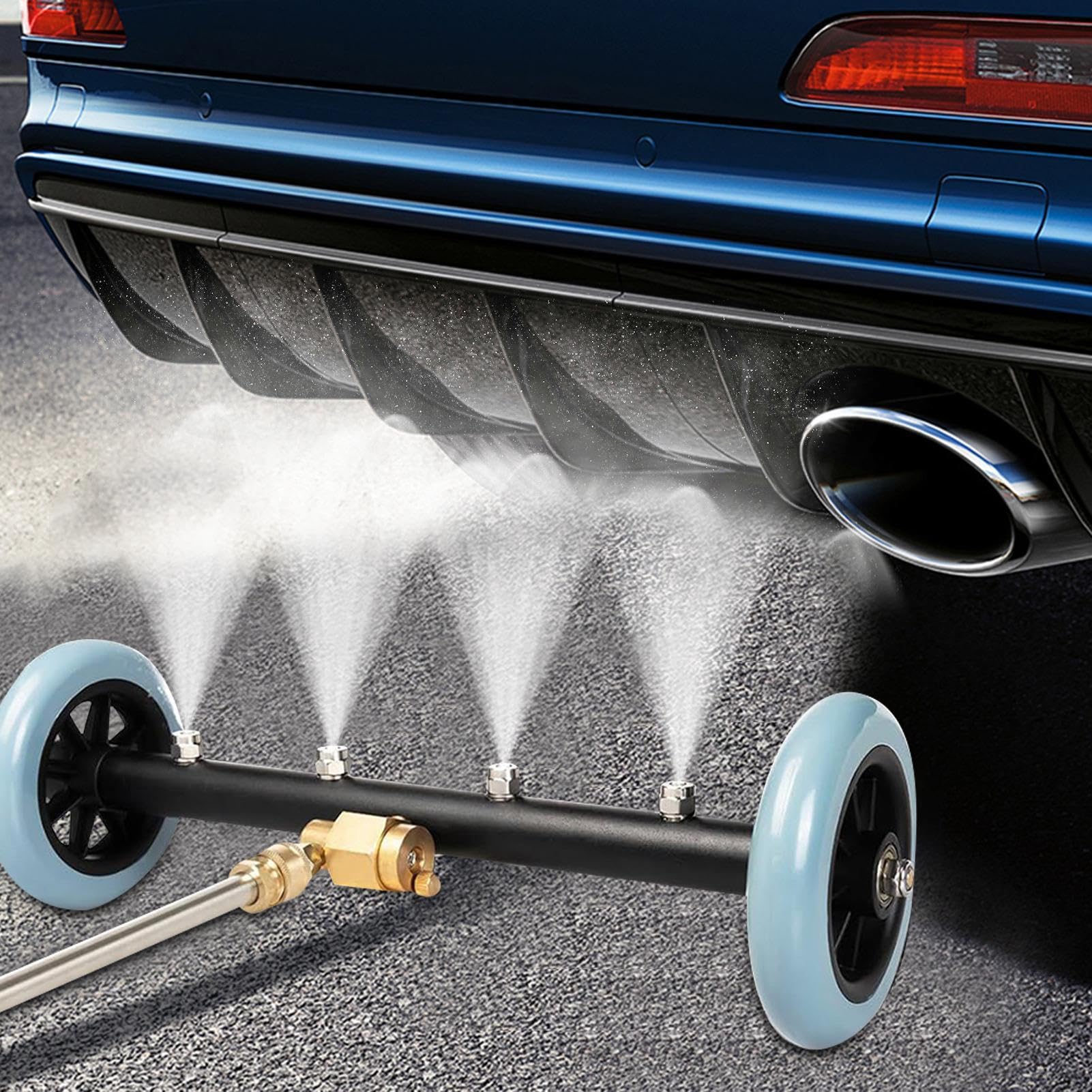Hidrolimpiadora Bajo Del Coche Adaptador Limpiador Con Boquilla De Presion | De Bajos 40 Cm Para Chasis Hormigón Entrada Plataforma Suelo Jardín