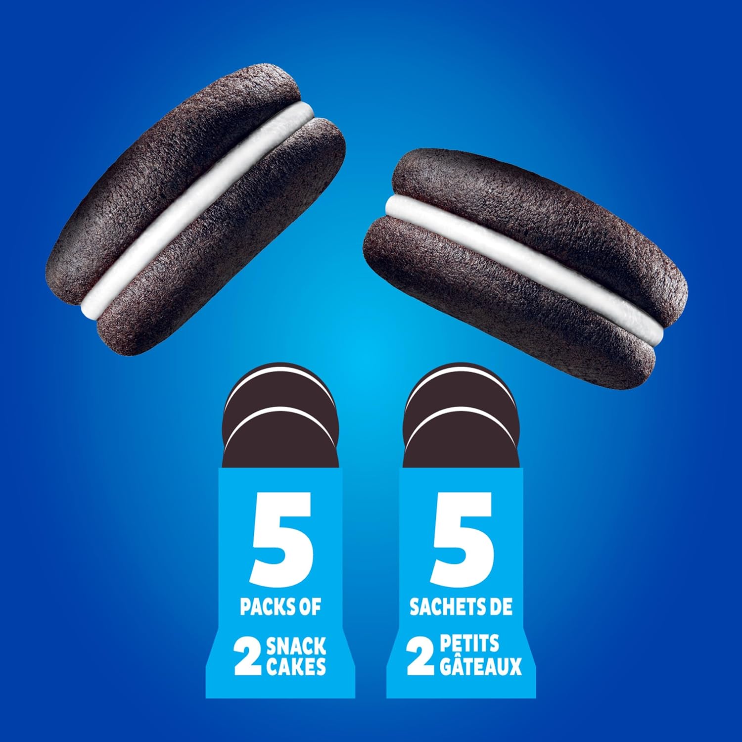 OREO Cakesters Soft Snack Cakes, 285g (Pack of 5, 57g each) Snack Packs, Original - Image 7