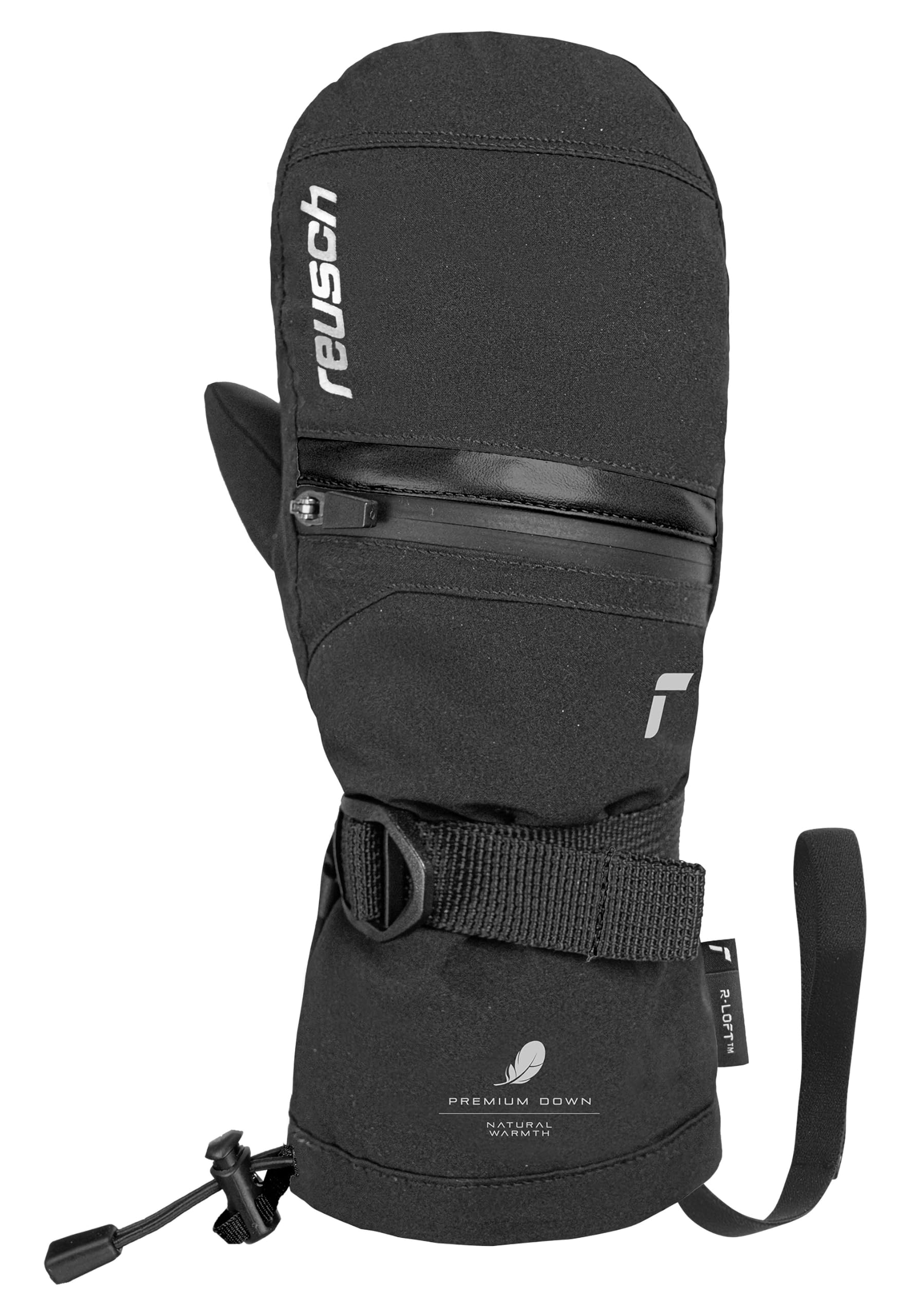 Reusch Manoplas de esquí para niños, Impermeables y Extra cálidas, con