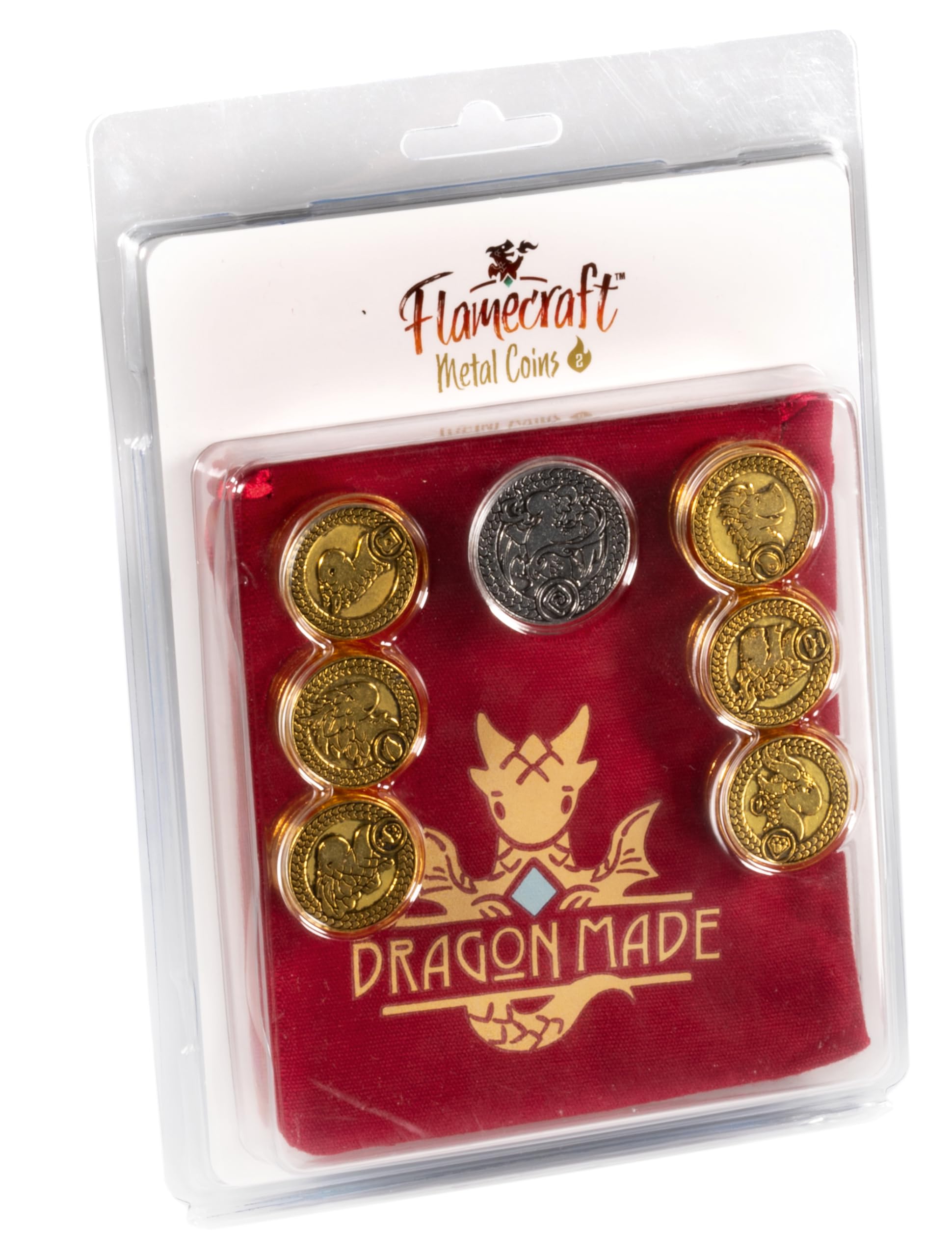LUCKY DUCK GAMES New Metal Coins - Series 2, 25 Count, BOARD_GAME_ACCESSORY, 8+