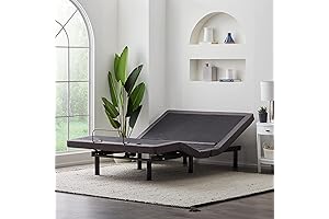 Experience Unparalleled Comfort with Dr. Oz's Twin XL Premier Adjustable Bed Base in Gray