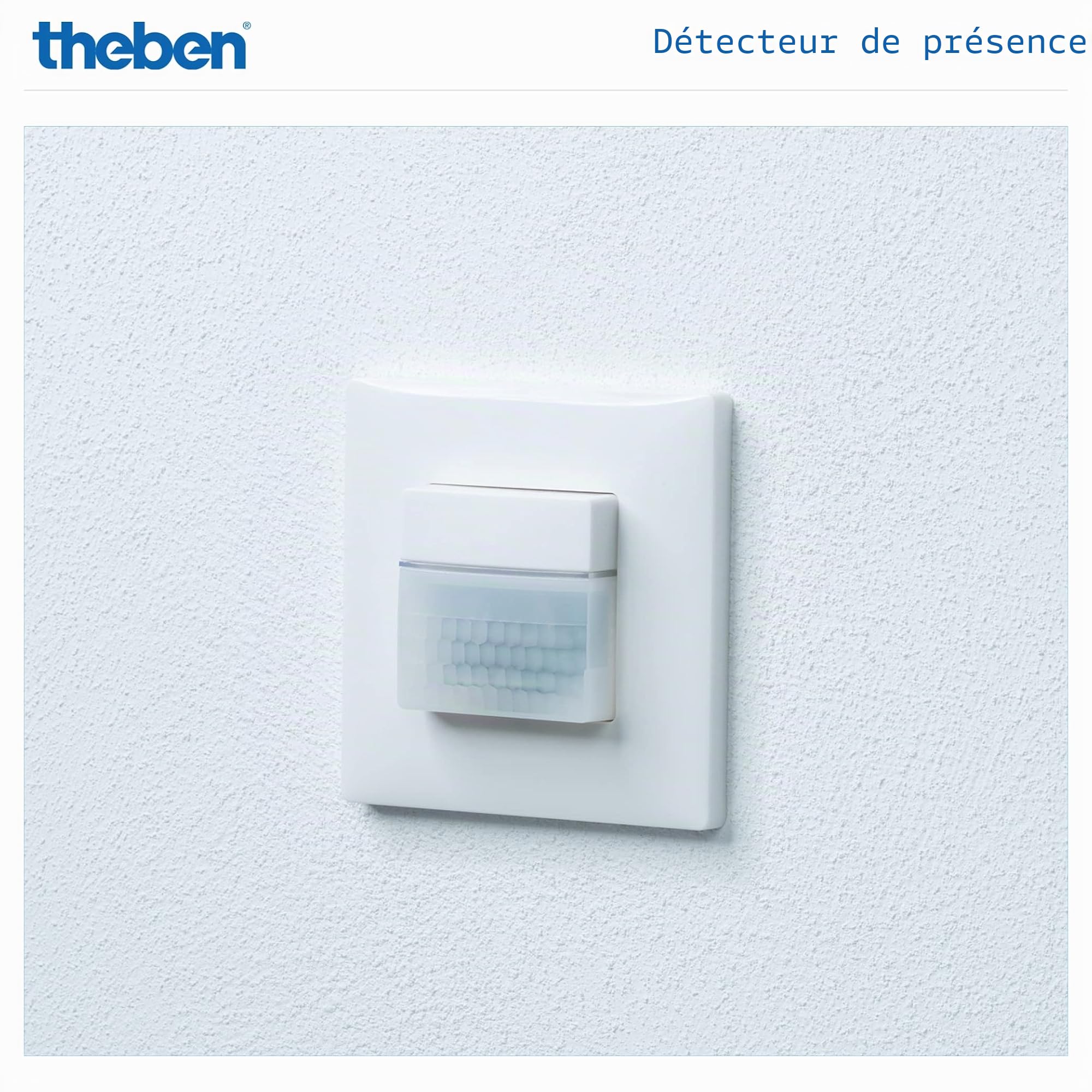 Theben 2060655 theMura S180-101 encastré WH détecteur de présence PIR