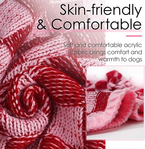 Miniatura 3 de ThinkPet Suéter para perros pequeños, suéteres de Navidad para perros pequeños, hembras y machos, ropa para perros de punto cálido y suave para