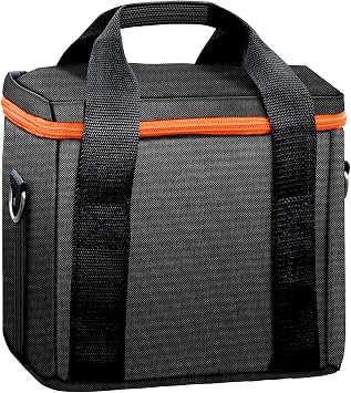 SinKeu Carrying Case Bag, Portable Power Station Case for E300, Protective Storage Bag with Organizer Pockets for Camping, Travel Accessories E300 Not Included