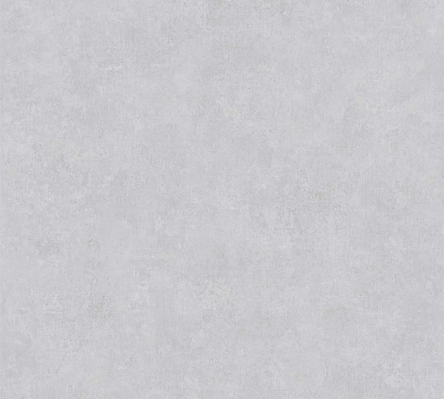 A.S Creation Advantage Ryu Light Grey Cement Texture Wallpaper, 20.9-in by 33-ft