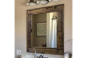 Herringbone Reclaimed Wooden Mirror: A Rustic Masterpiece for Your Walls