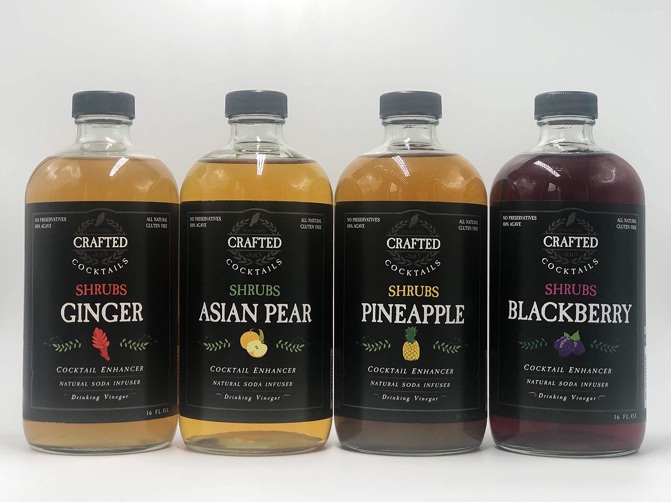 Buy Crafted Cocktails Shrubs Variety Pack All Four Flavors, Ginger