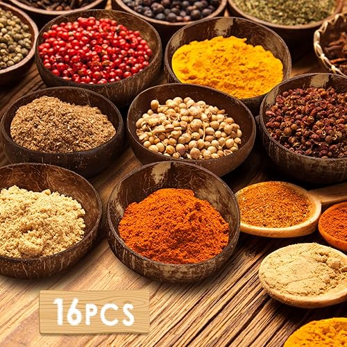 Miniatura 9 de Cuencos de madera pulida, cuencos de acai para batidos naturales, cuencos de ensalada para regalos veganos, decoración de cocina (pequeño)