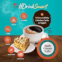Vista 47 de Smart Sips, Pumpkin Spice Cinnamon Roll Coffee, Medium Roast, Gourmet Flavored Coffee Single Serve Pods for Keurig K-Cup Brewers, 24 Count