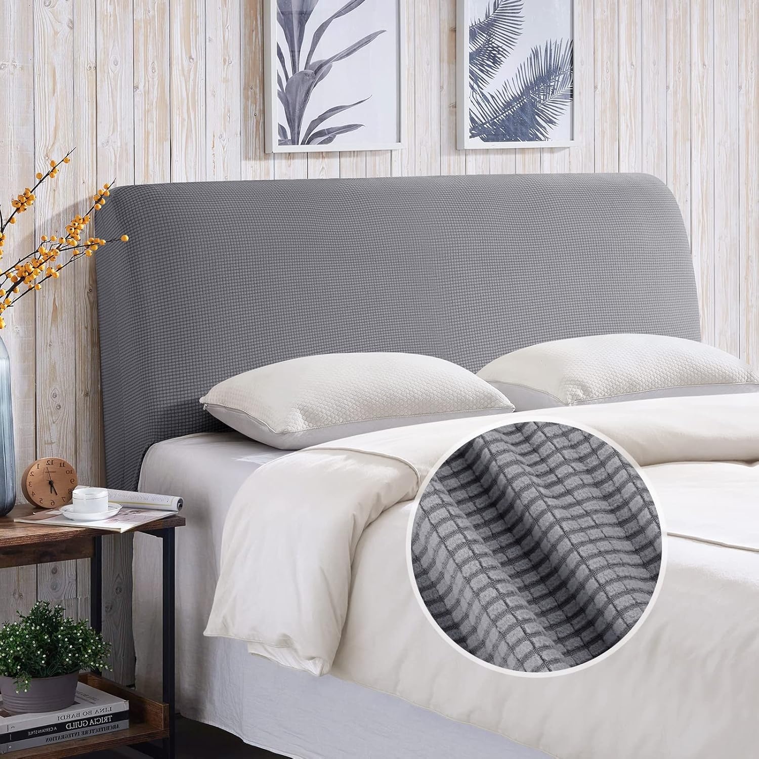 TAOCOCO Bed Headboard Cover, Headboard Covers for Double Bed/Small