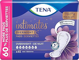 TENAIntimates Overnight Pad, 45 Count