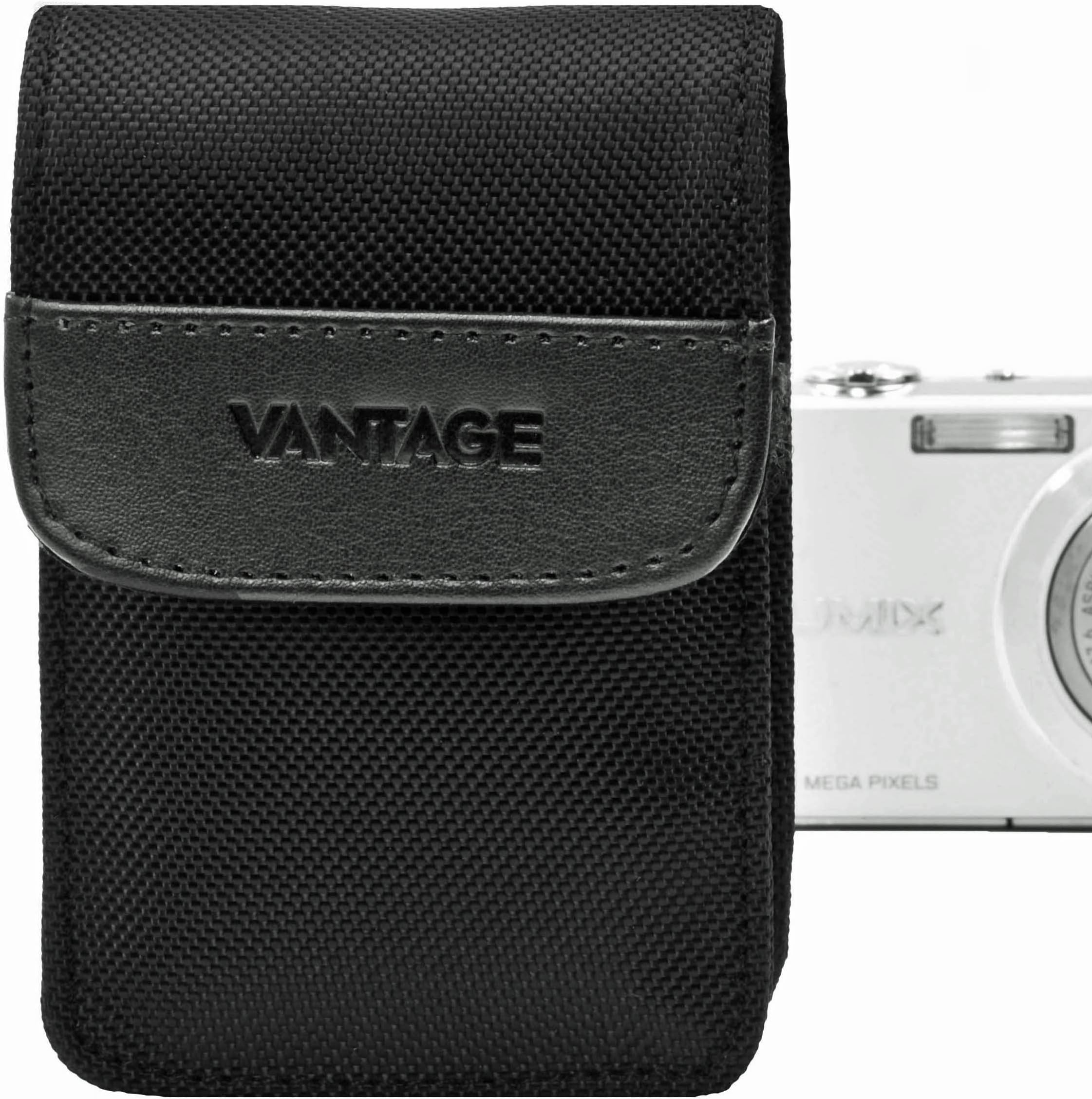 Vantage DCN 2 Nylon Digital Camera Pouch with Memory Card Slot (90 x 60 x 20 mm) Black