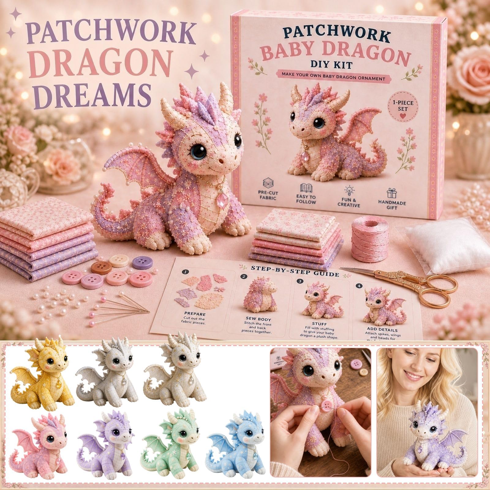 Patron de couture de sac à dos en peluche dragon .pdf tutoriel animal en peluche - France