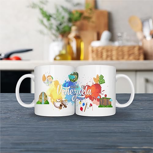 Venezuela Coffee Mug - Venezuelan Gift - Venezuela - Venezuela taza de café (Venezuela Icons, 11 Oz)