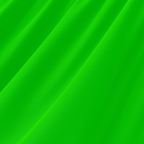 FabricLA Nylon Spandex Fabric - Matte Tricot Swimsuit Fabric by The Yard - 80% Nylon, 20% Spandex - 4-Way Stretch - 60" Wide - Swimwear, Sports, Dance, Lining - Neon Green 1 Yard