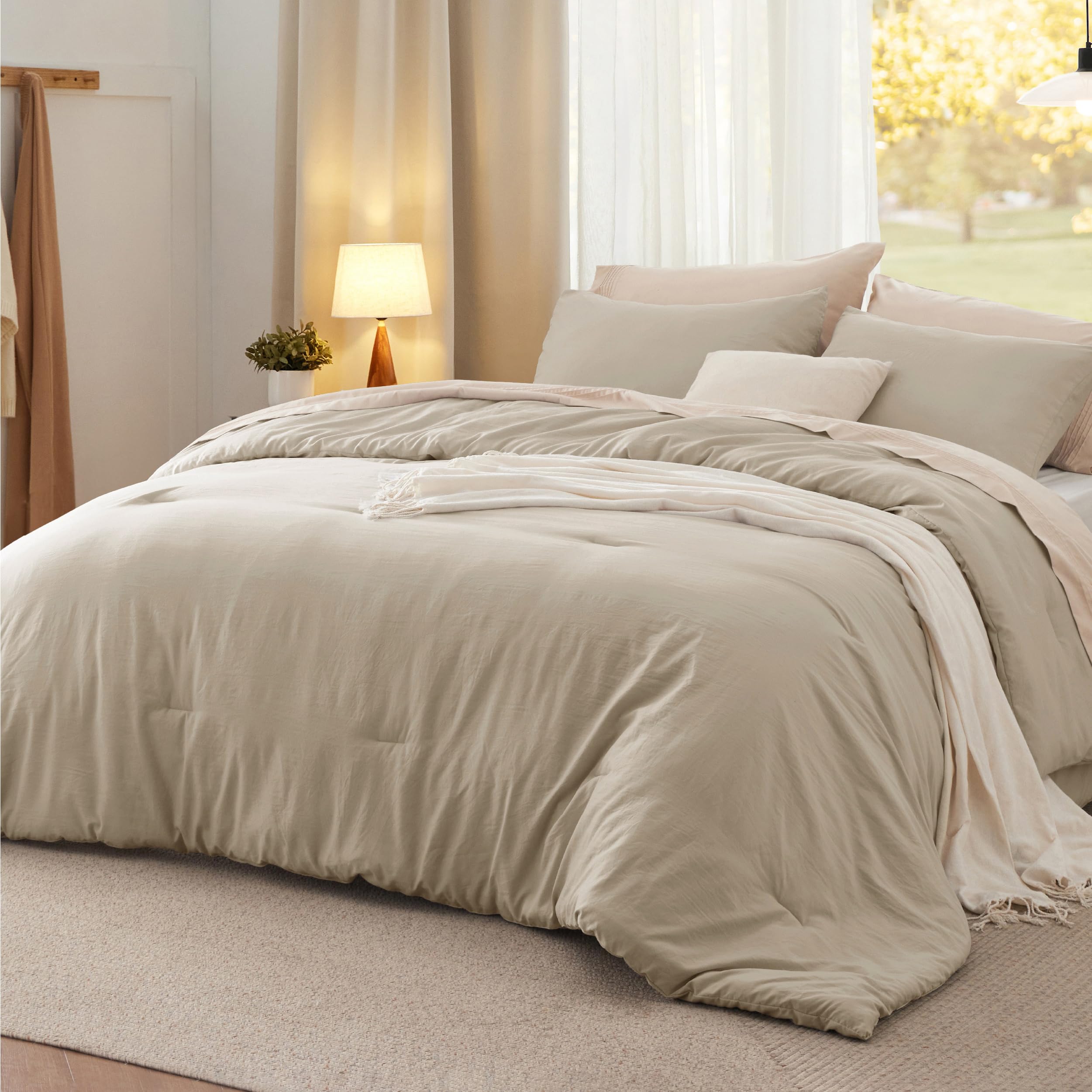 Bedsure Queen Sand 3-Piece