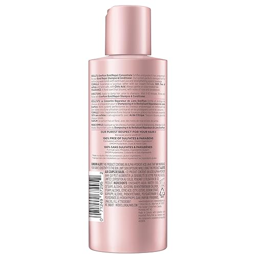 Miniatura 10 de L'Oreal Paris EverPure, tratamiento previo al champú sin sulfato, reparación del cabello para cabello teñido, decolorado o dañado, 5.1 onzas líquidas