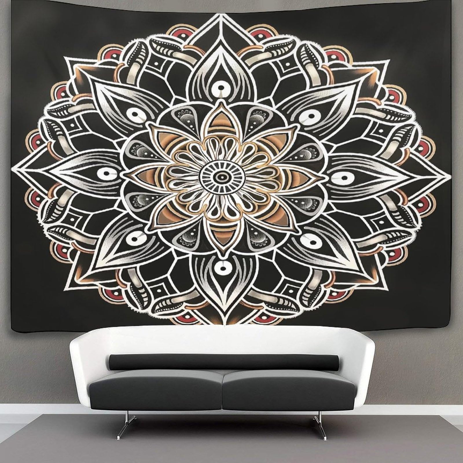 kaiyun Mandala Tapestry Datura Flowers Wall Hanging Bedroom Home Decor 100cmx150cm