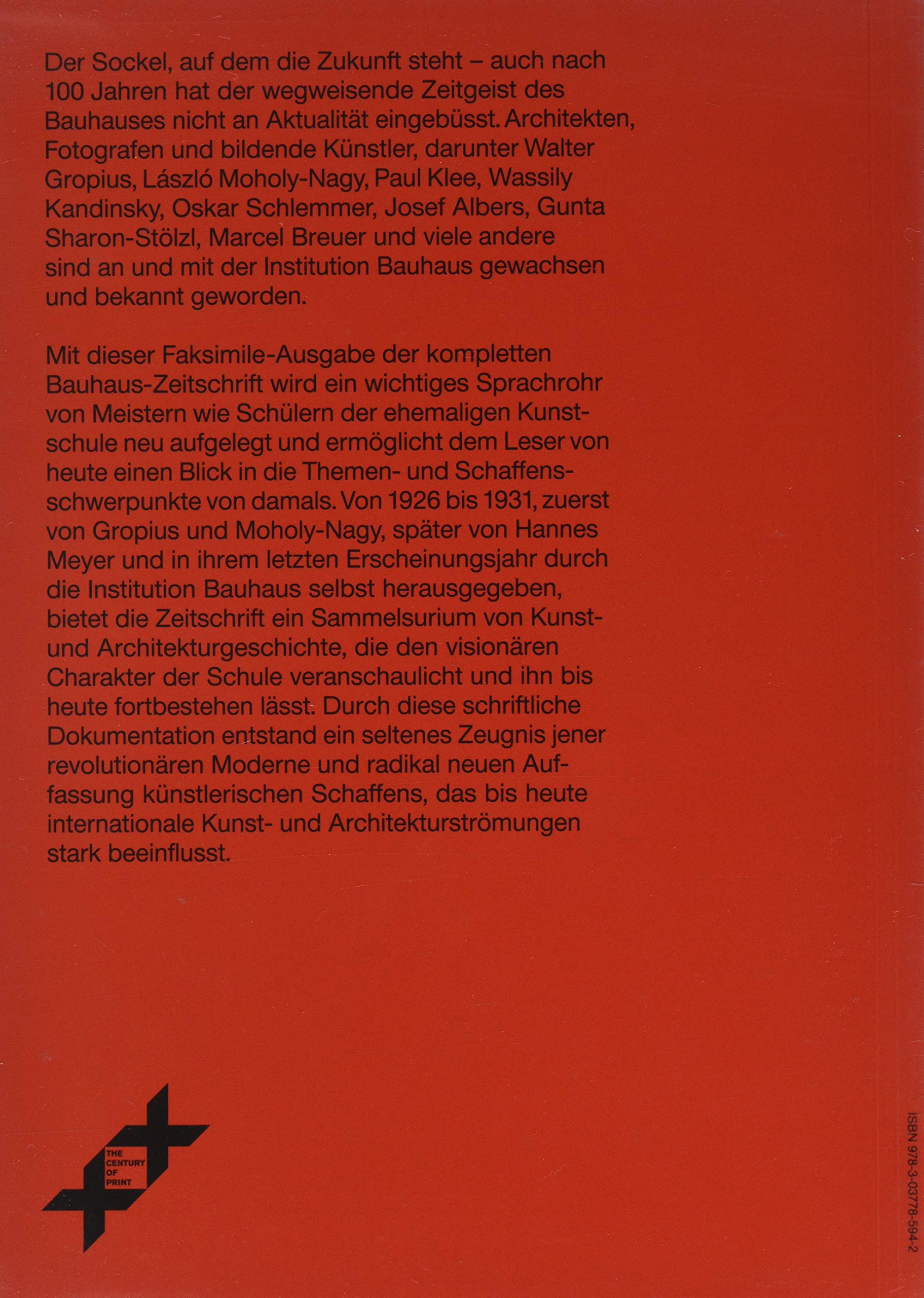 bauhaus zeitschrift 1926 - 1931: Faksimile Ausgabe