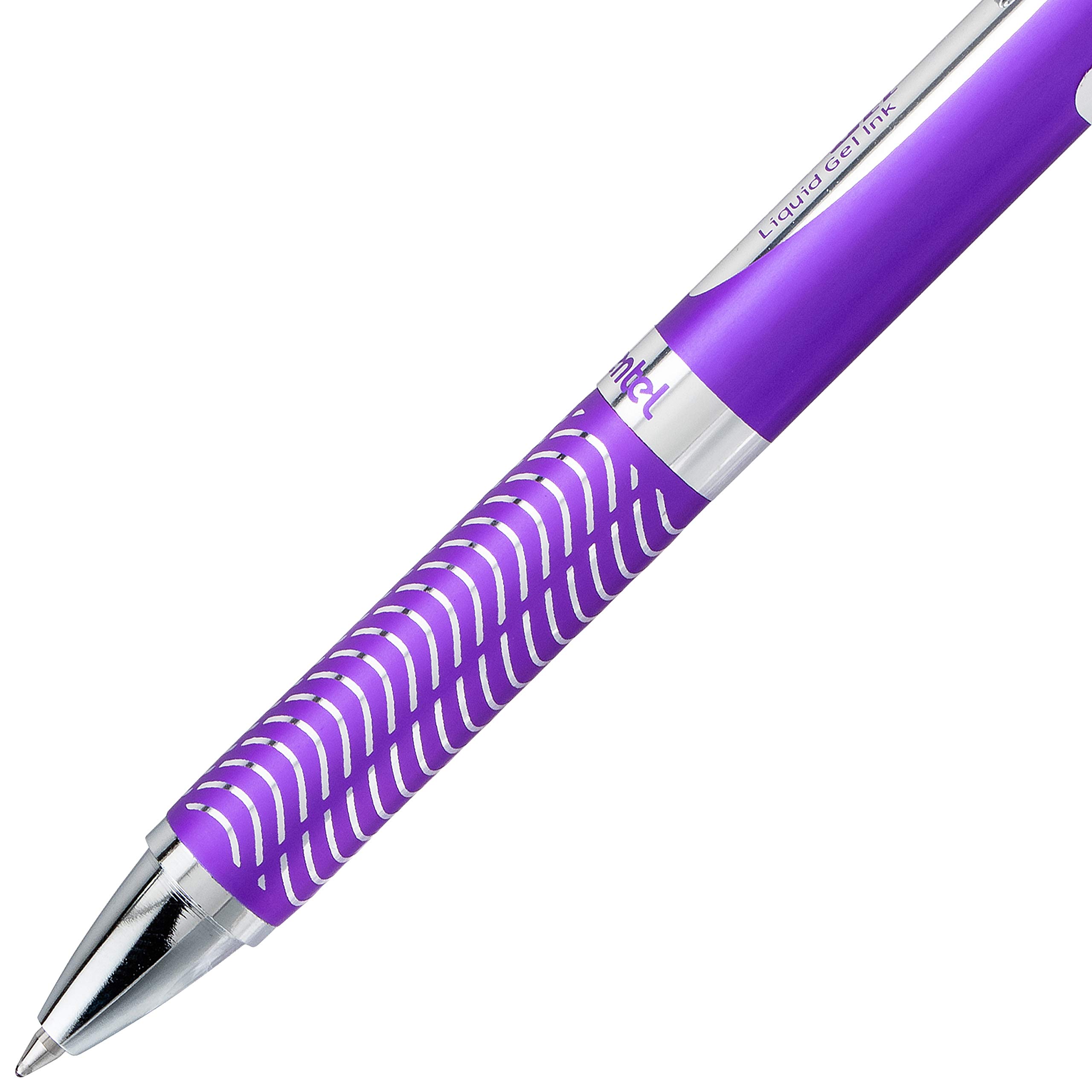 EnerGel Stift RT BKSV – Schwarz, Für Flüssiges Schreiben, Ideal Für Büro, Schule & Notizen