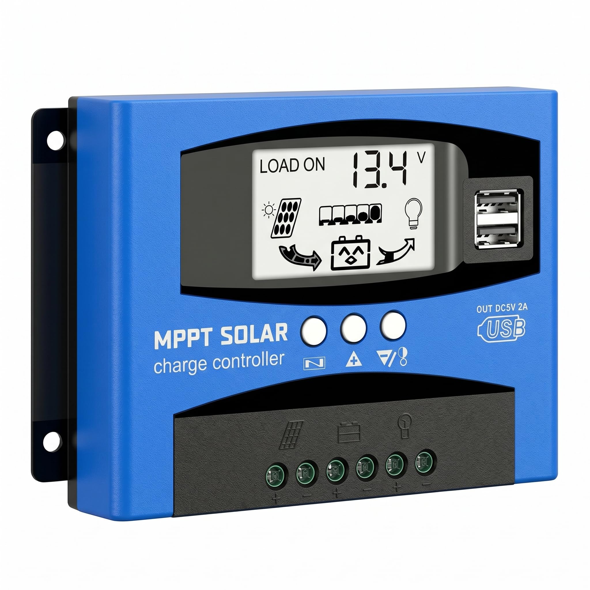 30 A MPPT Solar-Laderegler mit LCD-Display, mehrere Lastregelmodi (30 A)