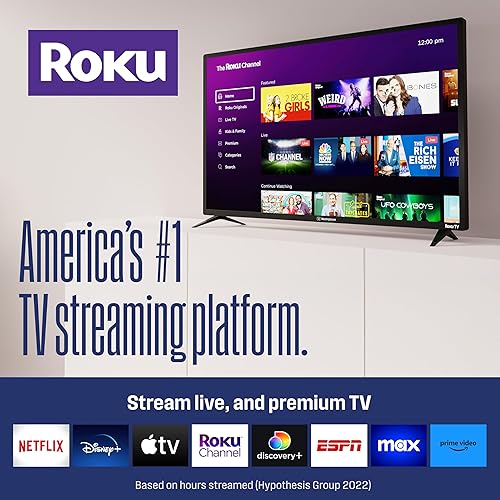 Miniatura 2 de Westinghouse Roku TV - Televisión inteligente de 43 pulgadas, LED 1080P Full HD con conectividad Wi-Fi y aplicación móvil, pantalla plana compatible
